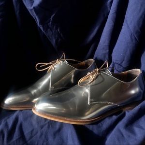 Everlane Silver Oxfords